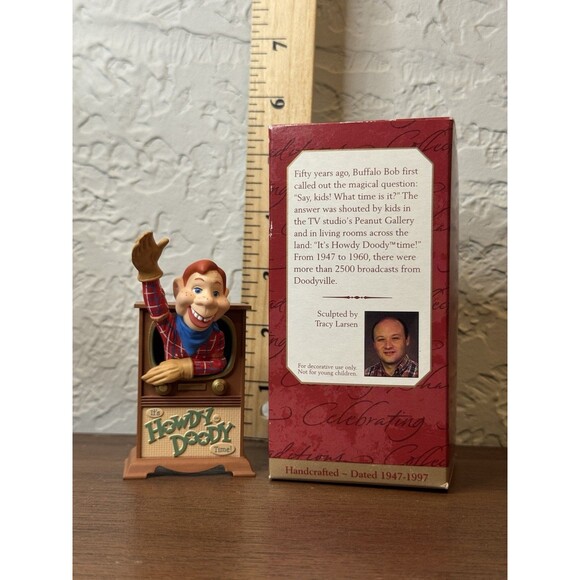 1997 Hallmark Keepsake Ornament Howdy Doody Anniversary Edition VTG Christmas - Picture 1 of 3